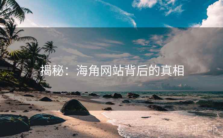 揭秘：海角网站背后的真相
